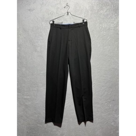 NWT IZOD Boy's Size 18 Black Flat Front Stretch Dress Pants - Picture 1 of 8